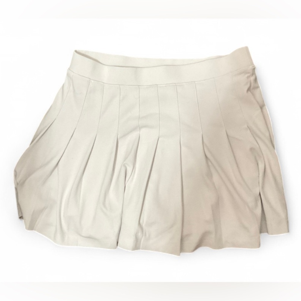 Victoria Secret PINK White Pleated Tennis Skirt Optic White Women’s Size Medium